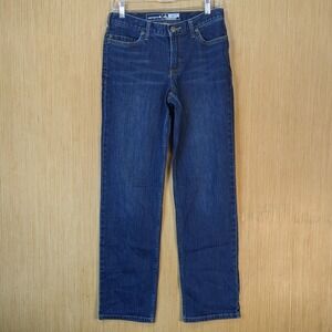 Carhartt Rugged Flex Loose Fit Jeans Womens 6 Regular Dark Wash Denim BD2731-W